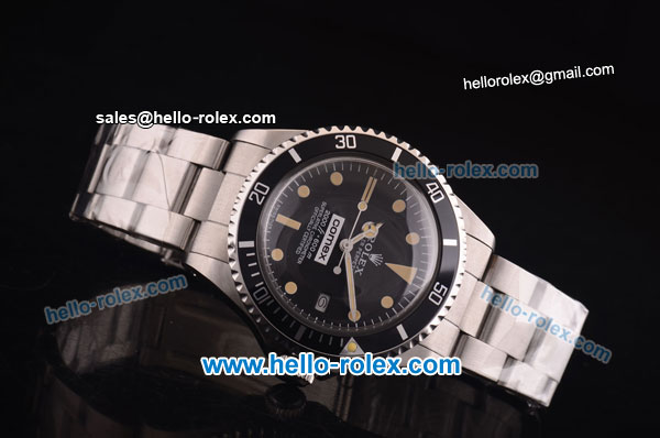 Rolex Submariner Comex Swiss ETA 2836 Automatic Steel Case and Strap with Black Dial - Click Image to Close